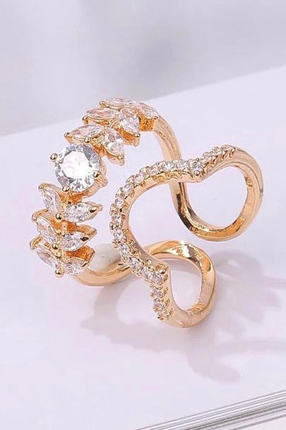 Maila - Faith Nail Ring Gold