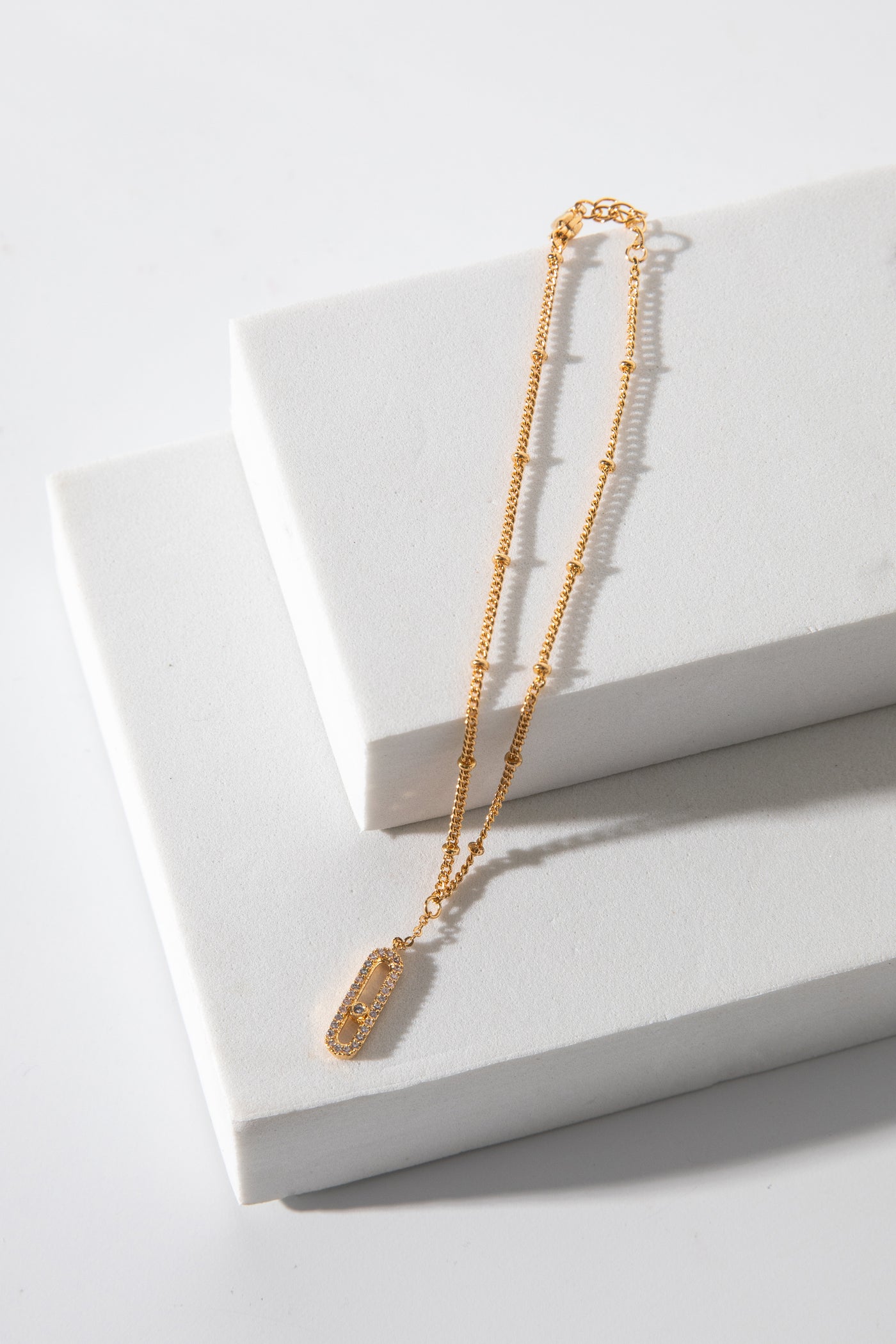 Alessandra Anklet Gold