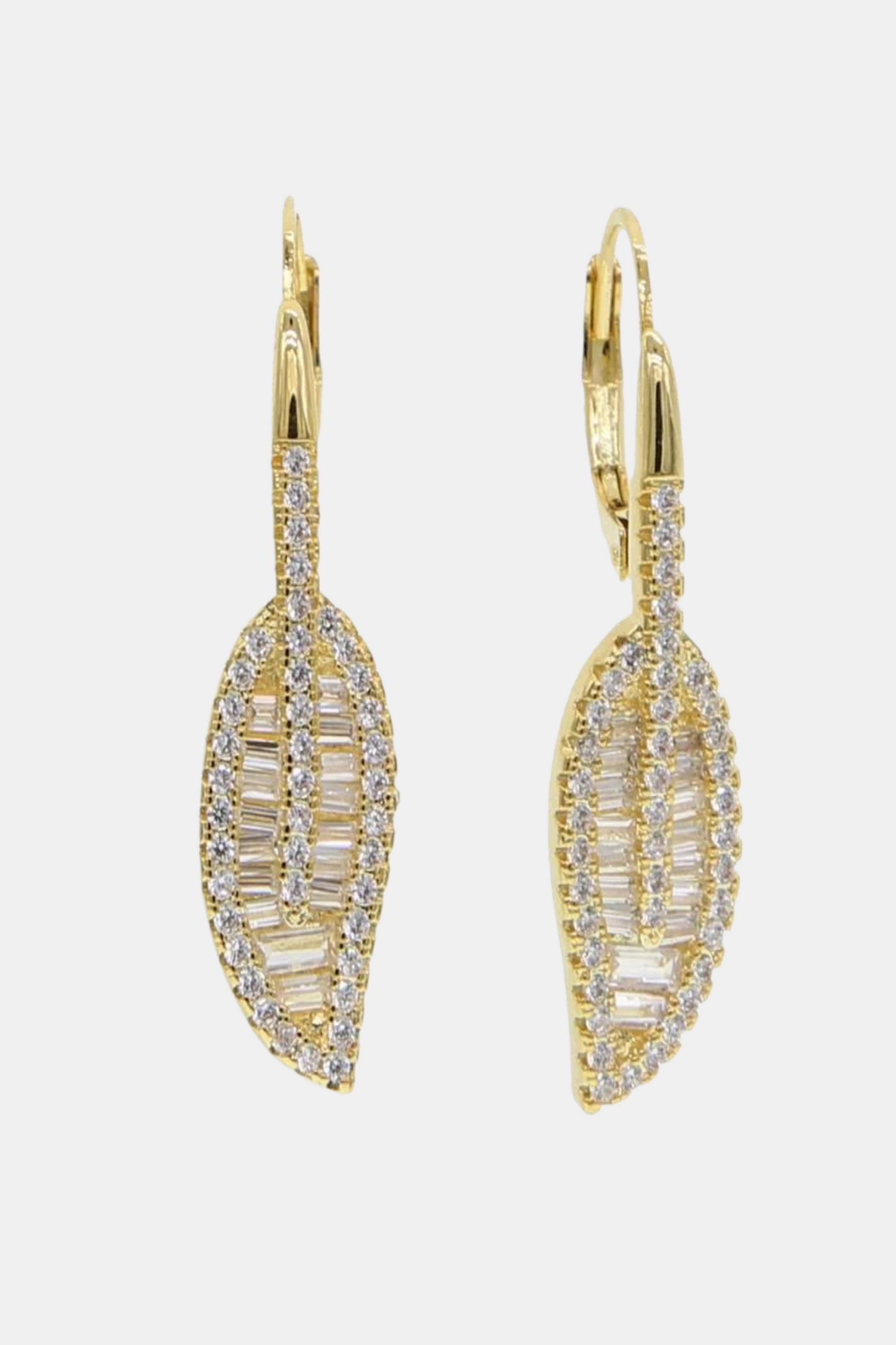 Shiloh Leaf Earring Gold