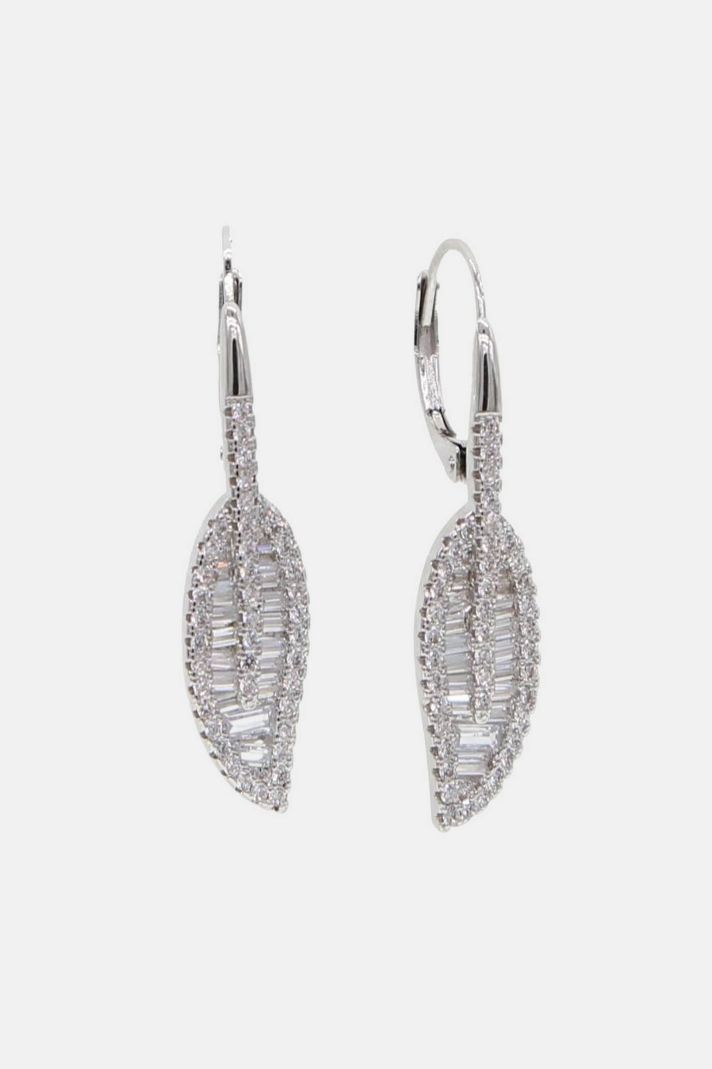 Shiloh Leaf Earring Silver