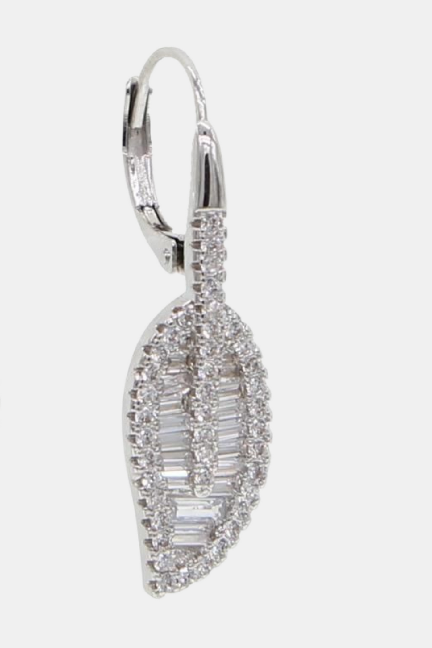 Shiloh Leaf Earring Silver