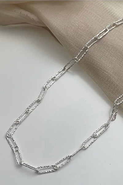 Portia Silver Necklace