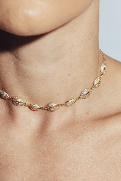 Aphrodite Shell Choker Necklace
