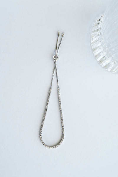Ophelia Tennis Bracelet Silver