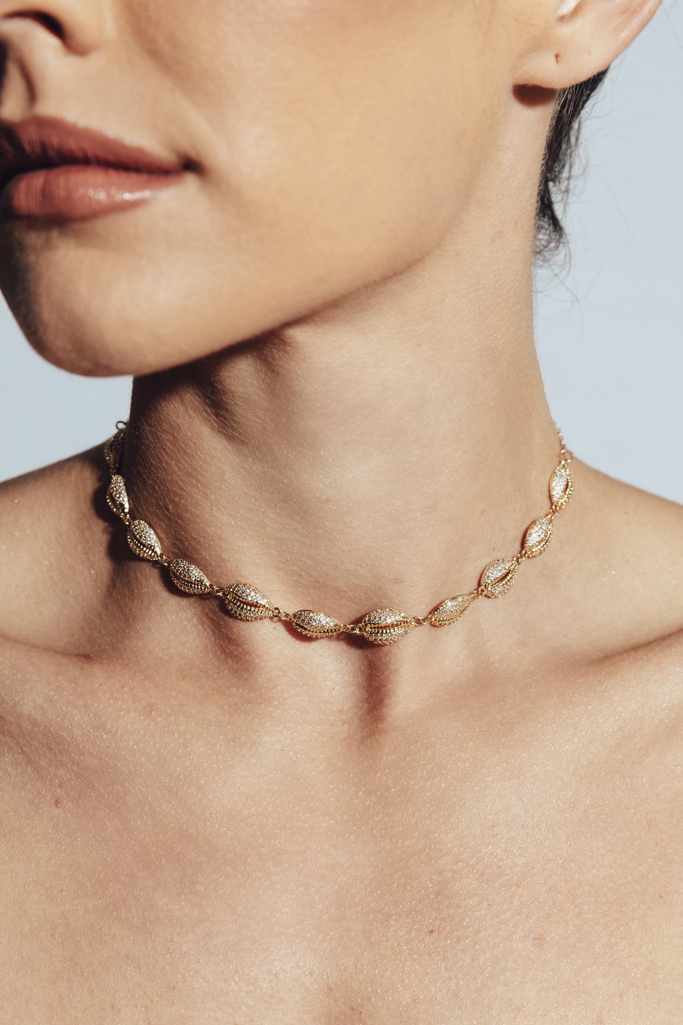 Aphrodite Shell Choker Necklace