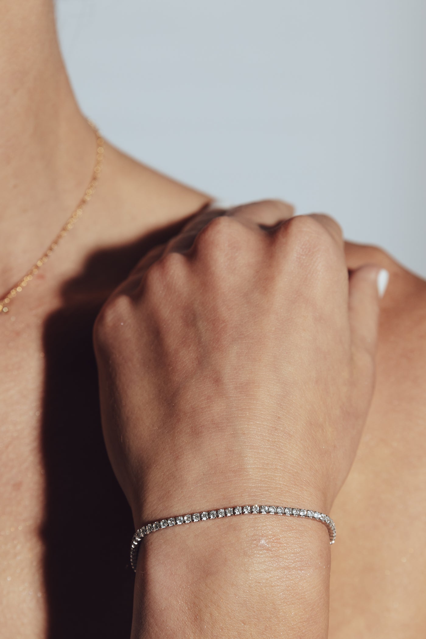 Ophelia Tennis Bracelet Silver
