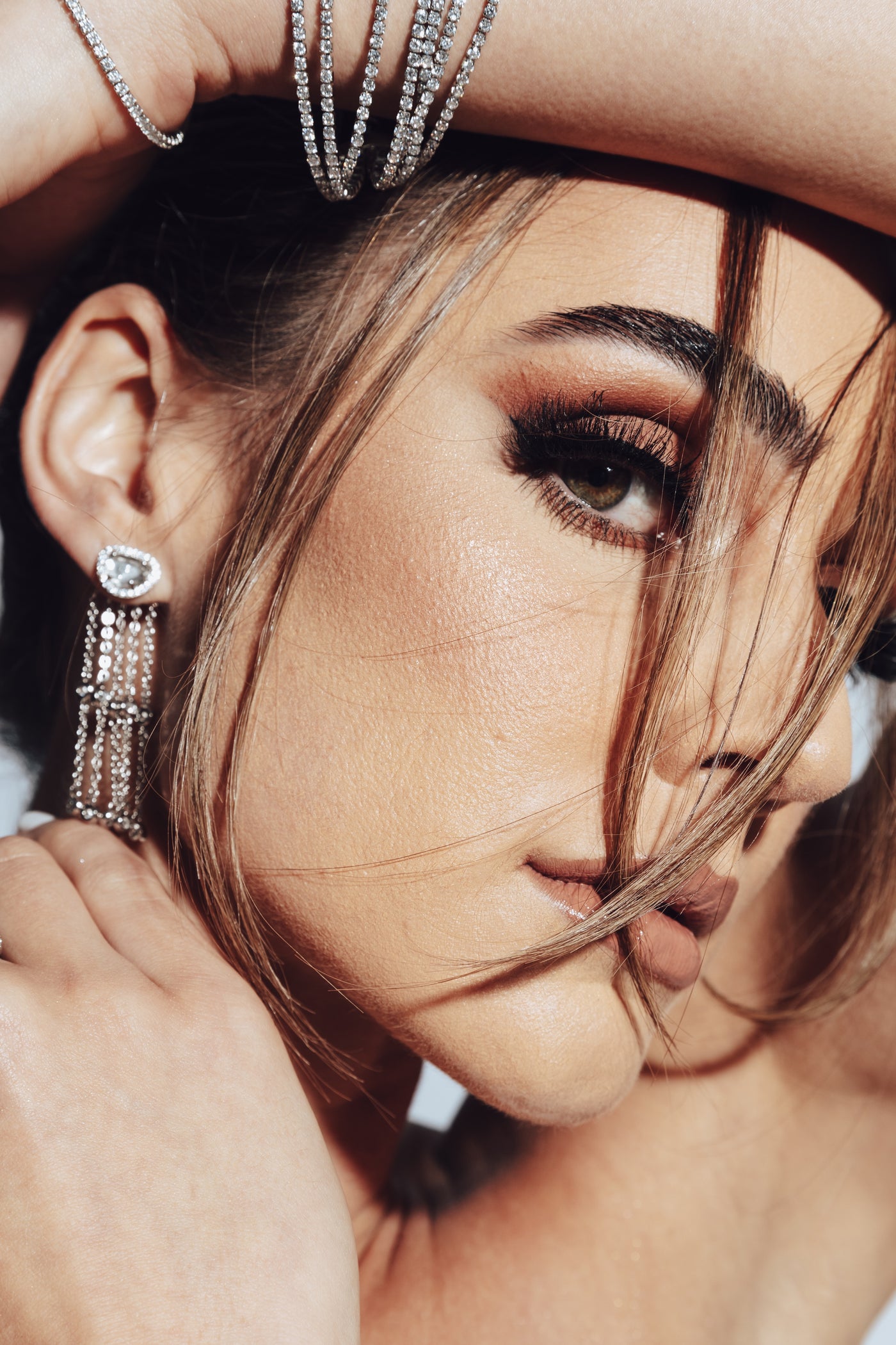 Celeste Waterfall Earring Silver