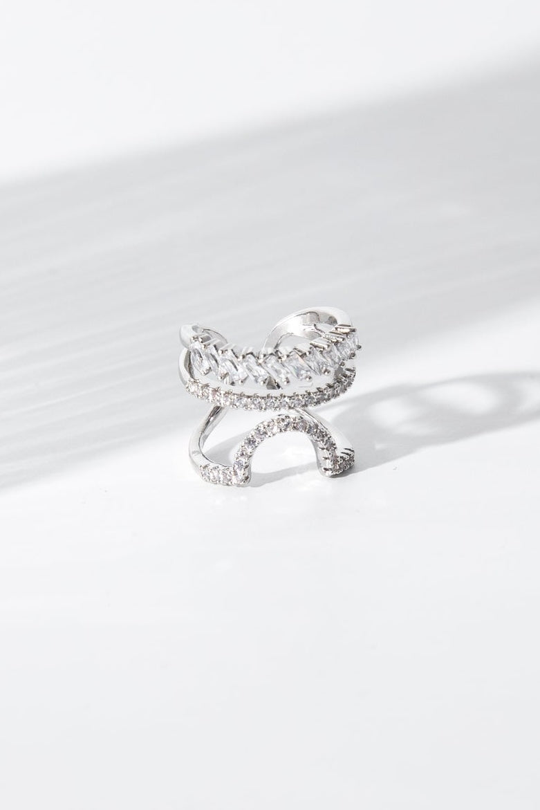 Maila - Stellar Nail Ring Silver
