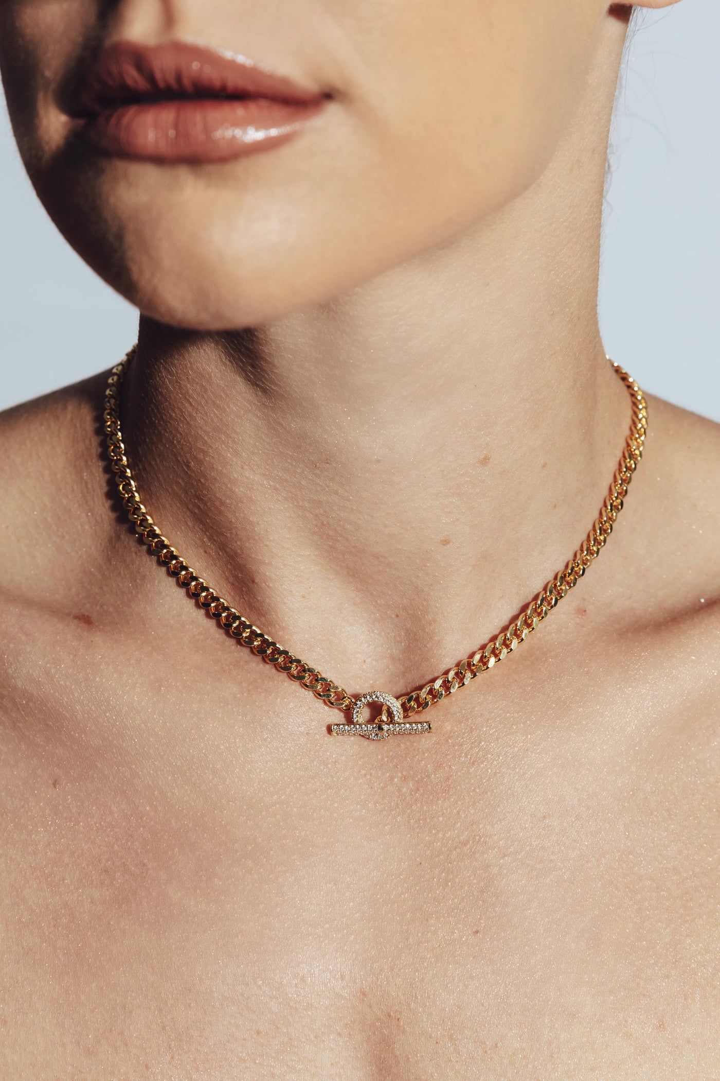 Hupa Toggle Necklace Gold