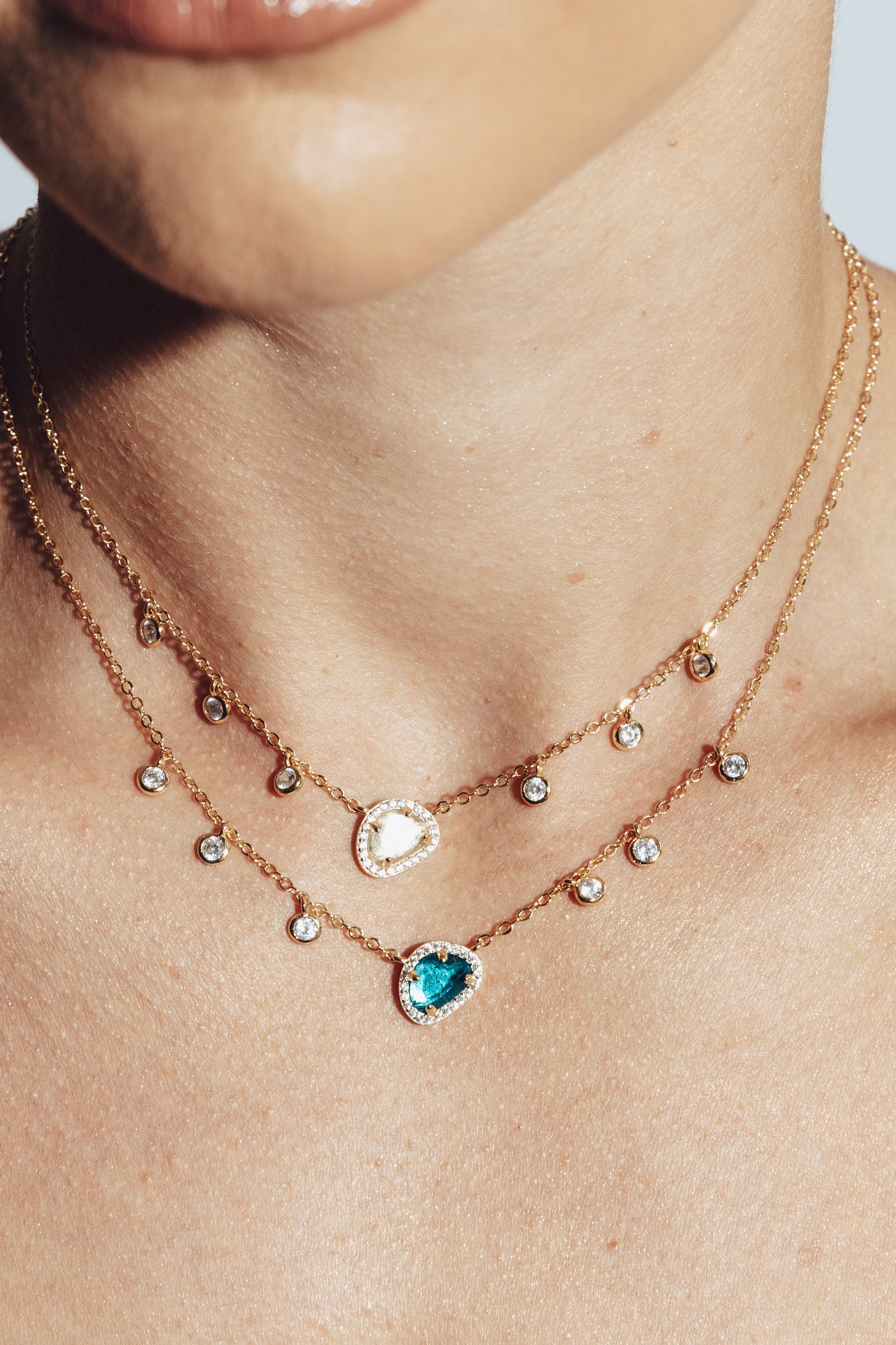 Jewel of the Ocean Necklace Blue